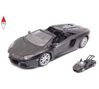 MODELLINO AUTO STATICO MAISTO LAMBORGHINI AVENTADOR LP700-4 ROADSTER 2013 NERO