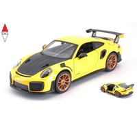 1/24 MAISTO PORSCHE 911 991-2 GT2 RS COUPE 2018 YELLOW BLACK