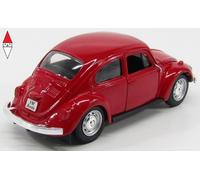 MODELLINO AUTO STATICO MAISTO VOLKSWAGEN 1303 MAGGIOLINO BEETLE 1972 ROSSO 1/24