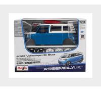 1:24 MAISTO Volkswagen Id.Buzz Minibus 2023 Light Blue Met White MI39542-KIT