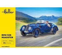 Modello Auto BMW 328 Roadster |HELLER|80701| 1:24 Modello Char Promo