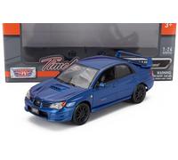 1/24 MOTOR-MAX - SUBARU - IMPREZA WRX STi 2003 - BLACK WHEELS 73330BM