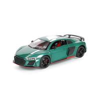 1:24 per AUDI R8 V10 Plus. Il modello di auto da corsa in metallo pressofuso sportivo in lega non include le batterie(Green)