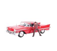 1:24 Per Cadillac 62 Series Full Metal Casting Ornaments Alloy Car Model Red Toy Decorativi Da Collezione