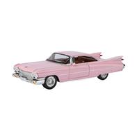 1:24 Per Cadillac Big Rocket Modello Di Auto In Lega Con Luci E Suoni A Scomparsa Ornamenti Per Console Centrale Decorativi Da Collezione(Pink)