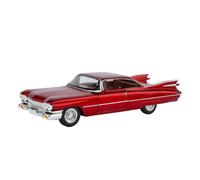 1:24 Per Cadillac Big Rocket Modello Di Auto In Lega Con Luci E Suoni A Scomparsa Ornamenti Per Console Centrale Decorativi Da Collezione(Red)
