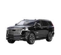 1 24 Per Cadillac Escalade SUV Lusso In Lega Modello Auto Pressofuso Modello In Metallo Luci Sonore Sei Porte Aperte Ruota Anteriore Sterzo Auto In Miniatura(Nero)