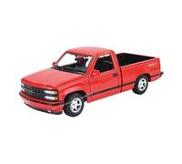 1:24 Per Chevrolet 454 SS Pick-up Modello Di Auto In Lega Esposizione Statica Souvenir Da Collezione Macchinine Mini Auto(Red)