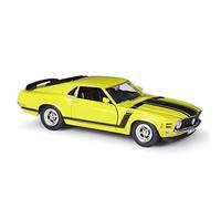 1 24 Per Ford Mustang BOSS 302 Modello di auto finito pressofuso in lega e porta giocattolo apribile(B)