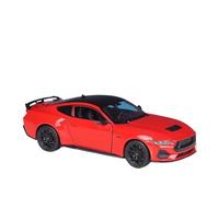 1 24 Per Ford Mustang GT2024 Auto Sportiva In Lega Diecast In Metallo Modello Di Auto Da Corsa Simulazione Collezione Toy Giocattoli Metal Vehicles non RC(Rosso)
