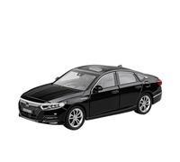 1 24 Per HONDA Accord Fonde Sotto Pressione Per Auto Lega Veicoli Giocattolo Auto Metallo Collezione Simulazione Suono Luce Macchinine Mini Auto(Nero)