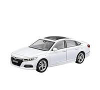1 24 Per HONDA Accord Fonde Sotto Pressione Per Auto Lega Veicoli Giocattolo Auto Metallo Collezione Simulazione Suono Luce Macchinine Mini Auto(White)