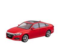 1 24 Per HONDA Accord Fonde Sotto Pressione Per Auto Lega Veicoli Giocattolo Auto Metallo Collezione Simulazione Suono Luce Macchinine Mini Auto(Rosso)