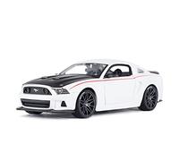 1 24 Per Il 2014 Ford Mustang Street Racer Auto Sportiva Pressofusione Statica Collezione Auto Giocattolo Modello Auto Auto In Miniatura(White)