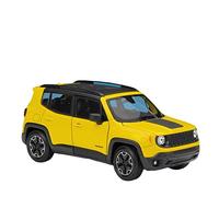 1:24 Per Jeep Renegade Trailhawk SUV modello di auto finito in metallo pressofuso con macchinina porta apribile(Yellow)
