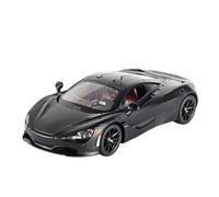 1/24 per la McLaren 720S modello in lega di auto sportiva in metallo pressofuso, non include batterie(Black)