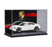 1:24 Per Le Decorazioni Del Display Della Collezione Auto Sportive Di Simulazione Del Modello Auto Lega Porsche Taycan Pressofusa Giocattoli Metal Vehicles non RC(White)