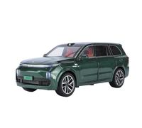 1:24 Per LEADING IDEAL ONE L9 SUV New Energy Veicoli Pressofuso In Lega Modello Suono E Luce Display Alla Moda Ornamento Set Giochi Modello Auto per Hobby(verde)
