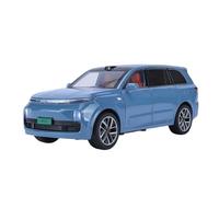 1:24 Per LEADING IDEAL ONE L9 SUV New Energy Veicoli Pressofuso In Lega Modello Suono E Luce Display Alla Moda Ornamento Set Giochi Modello Auto per Hobby(Blu)