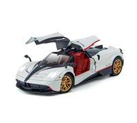 1 24 Per Pagani Auto In Lega Modello Di Auto Super Sport Toy Car BoyCollection Decorazione Macchinine Mini Auto(White)