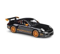 1:24 Per Porsche 911 GT3 RS Scala Diecast Modello di Auto Giocattolo in Metallo da Corsa Batteria non inclusa(Black)