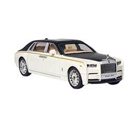 1 24 Per Pressofuso In Lega Rolls Royce Phantom Modello Di Auto Giocattolo Con La Luce Tirare Indietro 22 Centimetri Di Simulazione Del Metallo Veicolo Da Collezione(3)