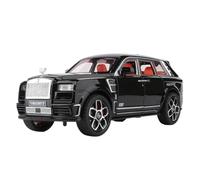 1 24 Per Rolls-Royce Cullinan Mansory Lega Metallo Pressofuso Modello Auto Ornamenti Da Tavolo(Nero)