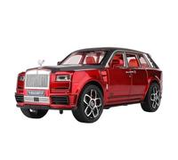 1 24 Per Rolls-Royce Cullinan Mansory Lega Metallo Pressofuso Modello Auto Ornamenti Da Tavolo(Rosso)