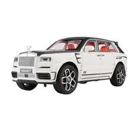 1 24 Per Rolls-Royce Cullinan Mansory Lega Metallo Pressofuso Modello Auto Ornamenti Da Tavolo(White)