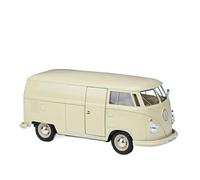 1:24 Per Volkswagen 1963 T1 BUS Van Simulazione Modello Di Auto In Lega Artigianato Decorazione Collezione Giocattolo(White)