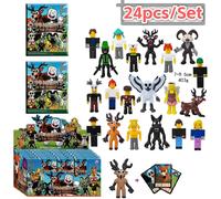 1-24 pz/set Notti nella Foresta scatola cieca Figure Figurine Gufo Capra Lupo Cervo 99 Notti nella Foresta Figurine Giocattolo di Plastica Regalo