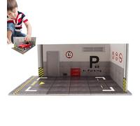 1/24 Scale Car Display, Miniature Parcheggio Display, Parcheggio Model for Desk Shelf, Car Model Parcheggio Lot, Sport Car Display Stand for Desk, Home Display Parcheggio