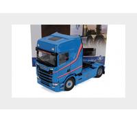 SOLIDO 1/24 SCANIA S580 TRACTOR TRUCK HIGHLINE 2-ASSI 2023 BLU MODELLINO CAMION