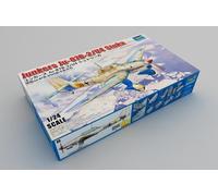 Modellino Aereo Junkers Ju-87b-2/u4 Stuka TRUMPETER 02422 1/24ème Char P