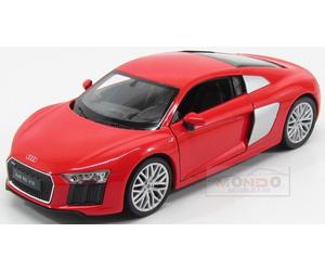 1:24 Welly Audi R8 V10 Plus Coupe 2016 Dark Orange WE24065OR Modellino