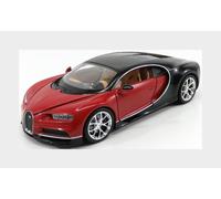 1:24 Welly Bugatti Chiron Le Patron 2016 Italian Red Nocturne Black WE24077R Mod