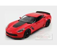 Chevrolet Corvette Z06 2017 Rosso Modellino Auto 1:24 Welly