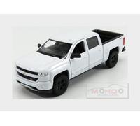 1:24 Welly Chevrolet Silverado Double Cabine Pick-Up 2017 White WE24083WH Modell