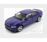 1:24 WELLY Dodge Charger R/T 4-Door 2016 Purple WE24079PU