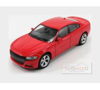 1:24 Welly Dodge Charger R/T 4-Door 2016 Red WE24079R Modellino