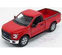1:24 Welly Ford Usa F-150 Regular Cab Pick-Up 2015 Red WE24063R Modellino