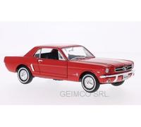 1964 Ford Mustang 1/2 Coupe Rojo 1:24 Welly 22451
