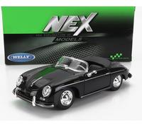 Porsche 356 A Speedster Rosso Modellino Auto 1:24 Welly
