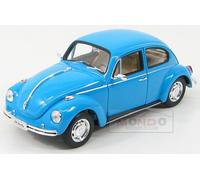 1:24 Welly Volkswagen Beetle 1302 1971 Blue WE22436BL Modellino