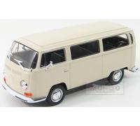 1:24 Welly Volkswagen T2 Minibus 1972 Ivory WE22472I Modellino