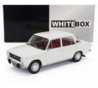 MODELLINO AUTO STATICO WHITEBOX FIAT 124 1970 BIANCO MODELLISMO SCALA 1:24