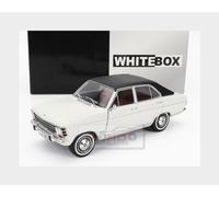 MODELLINO AUTO STATICO WHITEBOX OPEL OLYMPIA A 1967 BIANCO NERO SCALA 1:24