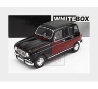 1:24 WHITEBOX Renault R4L Parisienne 1964 Black Red WB124151