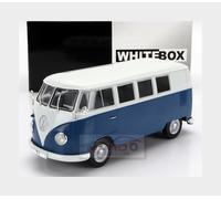 1:24 WHITEBOX Volkswagen T1 Combi Minibus 1962 White Blue WB124179