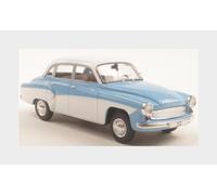1:24 WHITEBOX Wartburg 312 1965 Light Blue White WB124242